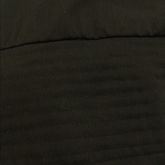 Asymmetrical halter dress in blk poly crepe sz 12 - Picture 4 of 5